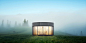 Install Your Prefab Cabin Anywhere in Nature : Designed and created by French architecture company Lumicene, LUMIPOD is a prefabricated housing module, like a real cocoon of simplicity. This all-in one pod settles in the middle of the nature to welcome ci