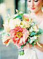 gorgeous bouquet colors... jen huang photography... poppies & posies