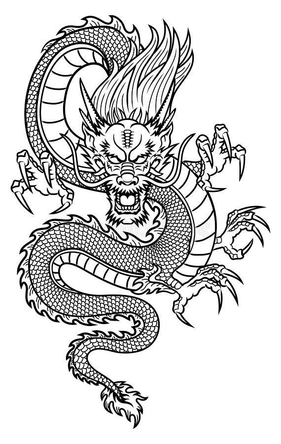chinese-dragon-traditional-asian-vector-illustration-ideal-mascot ...