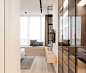 Harmonious modern interior for a young couple by ZOOI