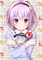 Tags: Anime, Konomi (Konominoco), Touhou, Komeiji Satori, Komeiji Koishi, Stuffed Character, Objectification