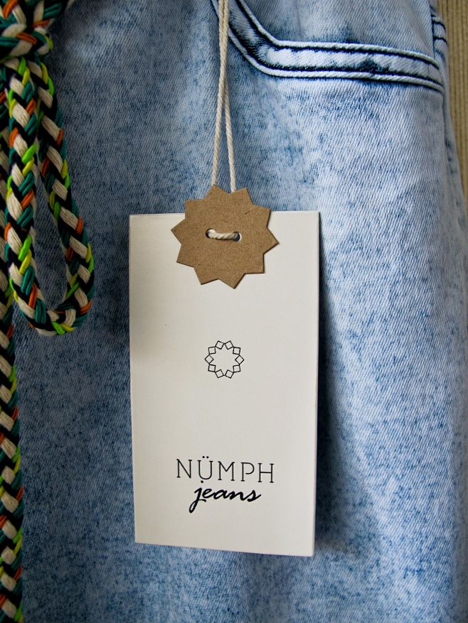 Numph jeans hangtag