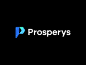 prosperys forwarding arrow forward marketing technology icon data modern geometric lettermark identity mark symbol p indentity branding logo