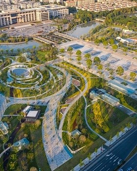 骏地设计--嘉兴南湖市民广场景观