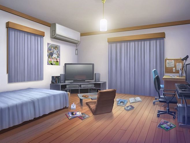 二次元动画场景背景原画78