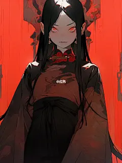 【粉丝：恶梦人物】投稿，红衣女鬼，赤白莲