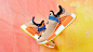 Adidas x Pharrell Williams NMD HU Trail (Pale Nude, Black & Yellow)