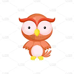 绘画插图,乐趣,动物,贺卡,卡通,猫头鹰,动物园,性格,可爱的,矢量