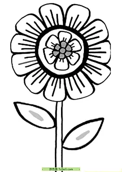 一朵小小花绽放在阳光下！10张郁金香小雏菊花朵涂色简笔画！ | 涂色集，涂色画打印大图 : 一朵小小花，绽放在阳光下。它轻轻摇曳，散发出淡淡的芬芳。它的花瓣细腻柔软，像羽毛一样轻盈。它的颜色鲜艳多彩，如红如紫如蓝。它的花心娇嫩可爱，招引来蜜蜂蝴蝶的翩翩飞舞。这朵小小的花，不畏风雨寒冷，它坚强地生长，从土壤中吸取养分和水分。不怕阳光 一朵小小花绽放在阳光下！10张郁金香小雏菊花朵涂色简笔画！