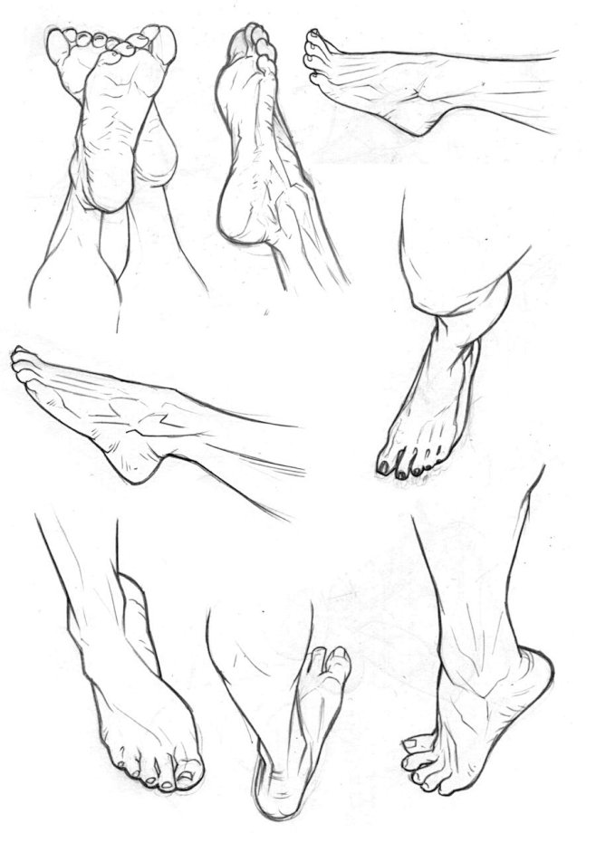 Sketchbook Feet by B...