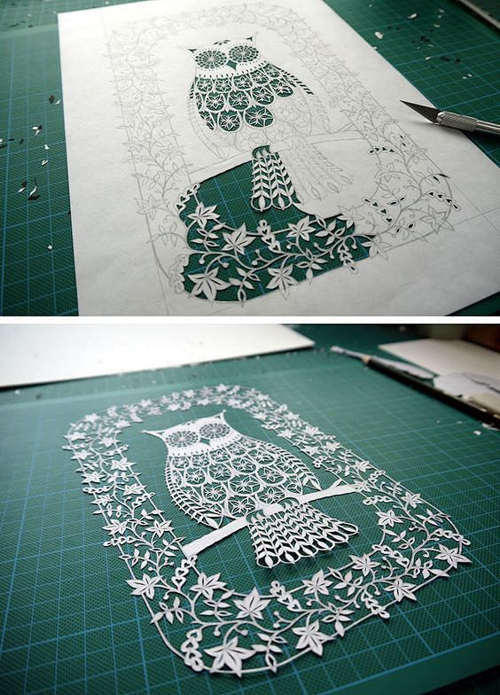 Hand-Cut Paper Art f...