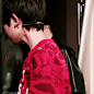 #TFBOYS王源# （¯﹃¯）扭扭脖子松松筋骨 gif*1