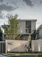 曼谷classe villa别墅景观 by N7A Architects
BAANKLANGMUANG CLASSE 