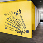 公司激励墙贴 励志文字企业文化英文墙贴纸创意办公室励志标语贴