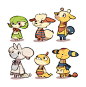 Pokémon Crossing by luce-do-the-doodles http://t.cn/8sTd8F0