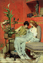 Sir Lawrence Alma Tadema  摩西 塔得玛 唯美人物油画