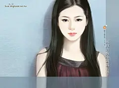 手绘美女 - 言情小说清纯美女插画29 - 猫猫壁纸酷 wallcoo.com