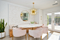 Inspiration for a 1950s dining room remodel in Orange County