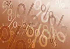 带有百分比标记的背景