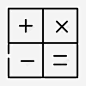 数学等号减号图标 标志 UI图标 设计图片 免费下载 页面网页 平面电商 创意素材