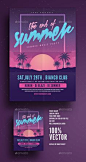 The End of Summer Party Flyer