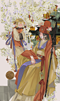 土地神·画手：桃子和海棠和RORO