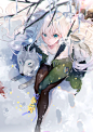 薄涂/伪厚涂/日韩风 画师​美和野らぐ笔下的JK少女
花瓣关注原画人，推荐更多精选素材，绘画更有灵感