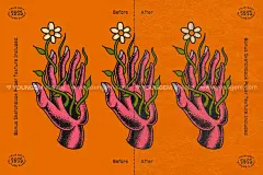 69款潮流复古针管笔点画半调喷漆涂鸦插画肌理abr笔刷ps插件素材下载_颜格视觉