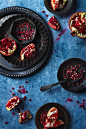 FOOD: Pomegranate : Editorial food photography.