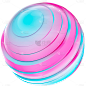 C4D-3D立体蒸汽波元素1
