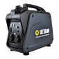 This may contain: an electric generator is shown with the words, letron gasoline inverter generation