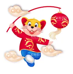卡通老鼠   - 源文件下载【酷图网】卡通老鼠,卡通鼠,老鼠,鼠年,鼠年插画,鼠年元素,鼠年素材,鼠,春节插画,春节元素,国潮鼠年,国潮画,
