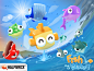 离开水的鱼iPad游戏界面设计，来源自黄蜂网http://woofeng.cn/mobile/ #采集大赛##游戏#