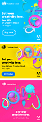 Promo (Individual) : Three new promos for Adobe CC for individuals. Created by Adobe Studio EMEA and Torpedo Agency.