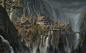 Rivendell: The Last Homely House east of the Sea, Jerry Vanderstelt : for my Middle Earth Fine Art Program. http://store.vandersteltstudio.com/Rivendell-The-Lord-of-the-Rings-Paper-Giclee-Rivendell-Paper-Giclee.htm

 ©New Line Productions, Inc. The Lord o