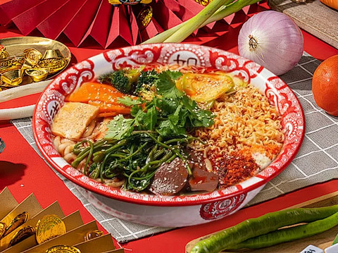 全素麻辣烫单人餐-花瓣网