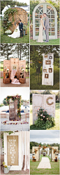 35 Rustic Old Door Wedding Decor Ideas for Outdoor Country Weddings | http://www.deerpearlflowers.com/rustic-old-door-wedding-decor-ideas-for-outdoor-country-weddings/: 