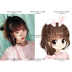 Rayo手绘工作室采集到Rayo的Q版头像设计
