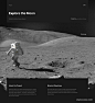 Explore the Moon ProjectUI设计作品移动应用界面用户中心首页素材资源模板下载