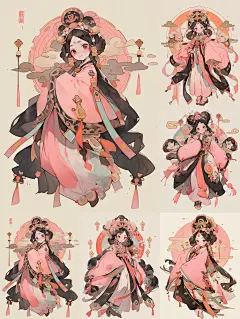 国风Q版人物｜粉腮红润