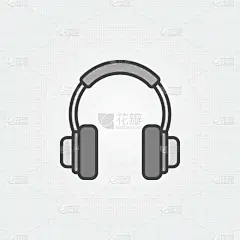 耳机,人的耳朵,图标,概念,图像,技术,中心,电子行业