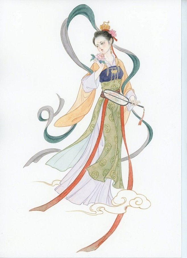 一花一世界，一叶一菩提。插画师：@南山归...