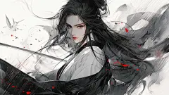水墨丹青 挥斥方遒｜古风侠侣头像壁纸