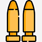 子弹犯罪调查25直线颜色图标高清素材 网页 设计图片 页面网页 平面电商 创意素材 png素材