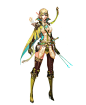 精灵弓箭手 elf archer_CGwall游戏原画网站