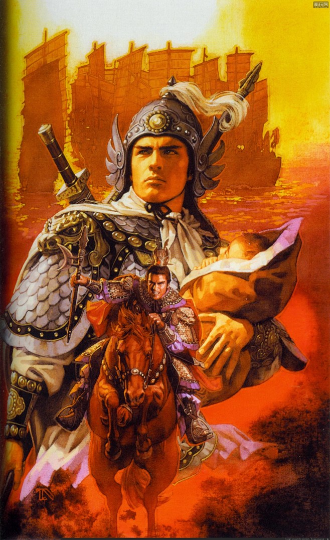 不朽的绘卷三国志长野刚作品集96图