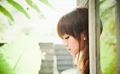 @818yunhe插画心语:你不曾给我一次回眸，我始终在对你微笑，阳光心情，传递温暖，安之若素。