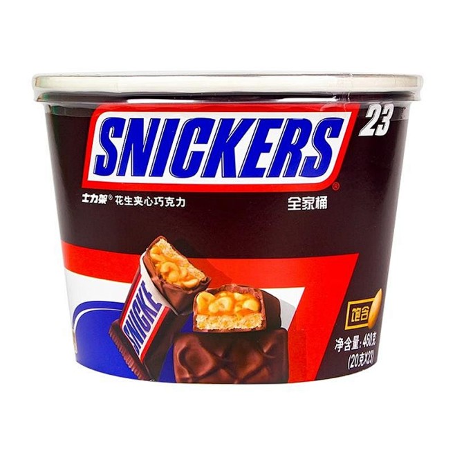 士力架桶装460g