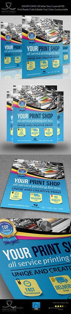 Print Shop Flyer Tem...