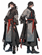 霸总的古风衣橱，红色武侠系长袍合集